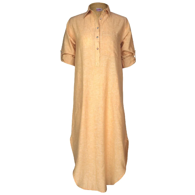 One Click Away from Big Savings!Melissa Maxi S/Dress Yarn Dye Sunflower
