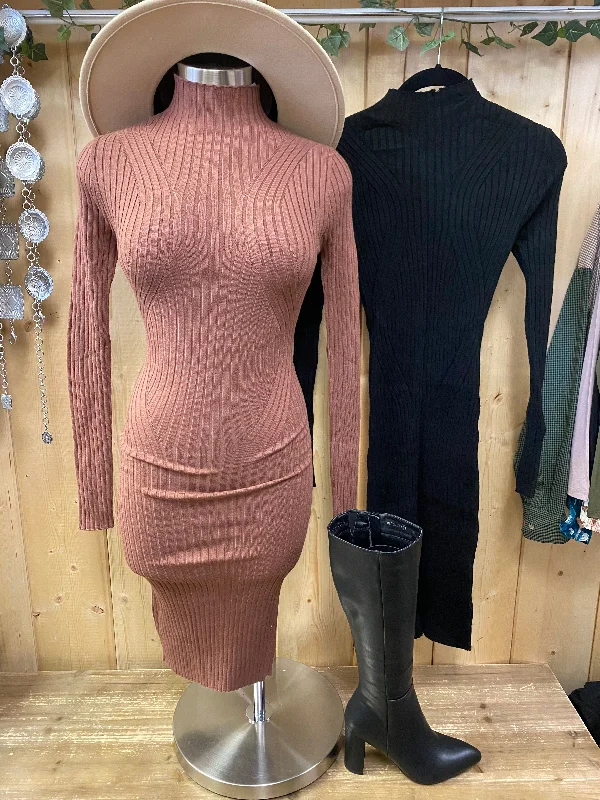 Act Fast – Limited Time Savings!Mock Neck Dress