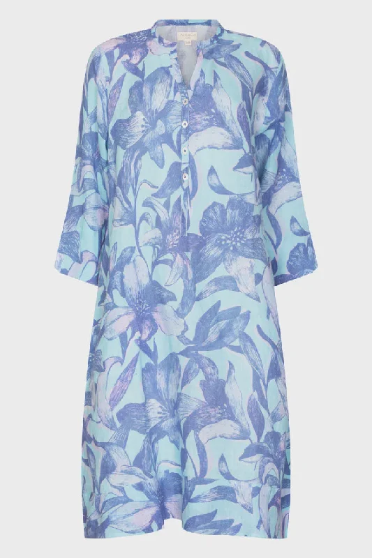 Massive Price Cuts!NOLOGO Moon flower classic tunic dress