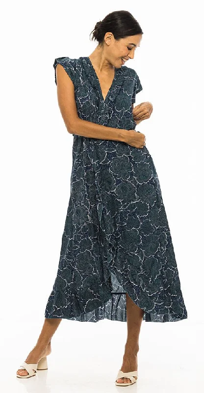 Your Shopping Wish, Our Discount Command!Jamie Long Croisee Wrap Blu Clair Dress