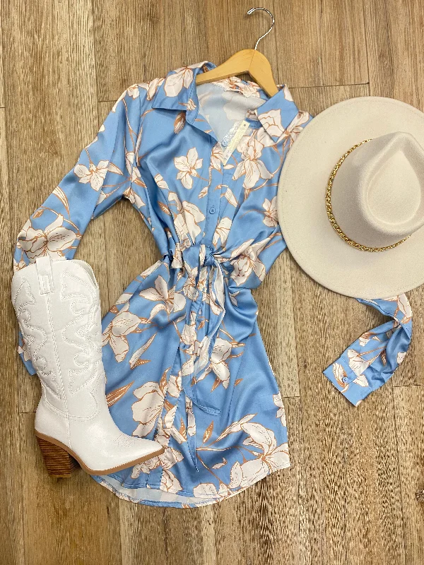 Your Dream Deal is Here!Printed cross front dress