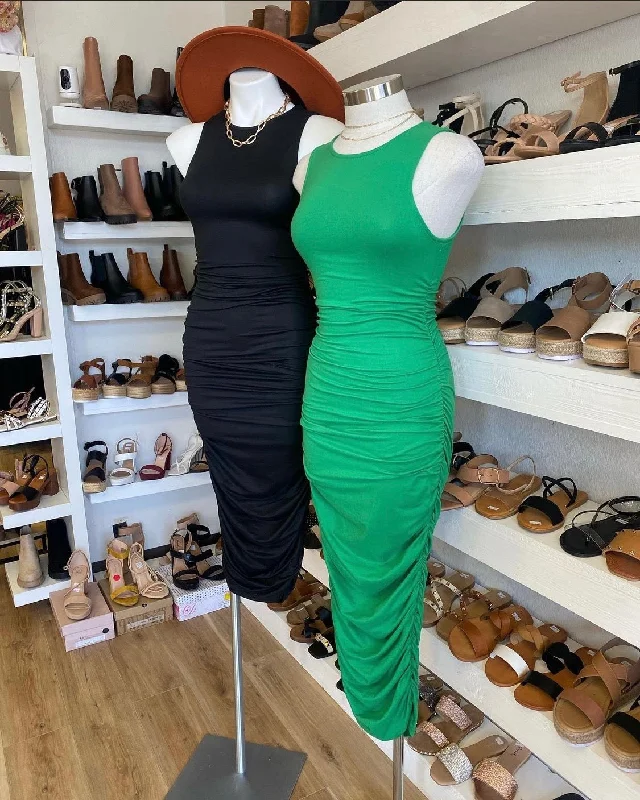 Your Best Deals Are Here!Side Scrunch Dress