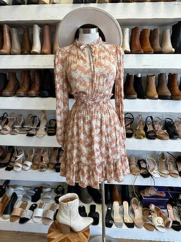 Exclusive Deals Just for You!Tie Up Floral Dress
