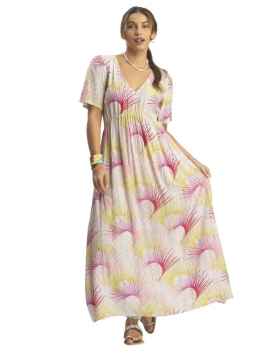 Hottest Discounts of the Year!Maxi Dress Palms