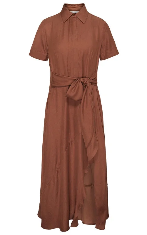 Snag the Best Prices Now!Long Sleeve Dress w Knotted Waist