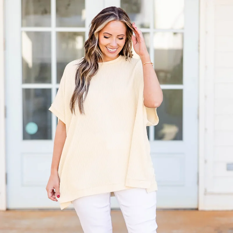 Best Offers of the Month!All About Knits Top, Oatmeal
