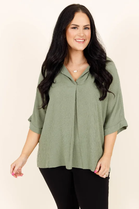 Your Favorite Sale is Back!Carefree Top, Sage
