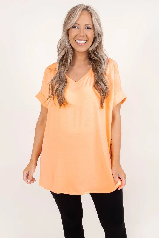 Your Wallet Will Thank You!Comfy Travels Top, Neon Coral