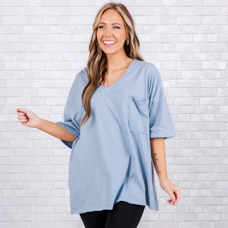 Snag the Best Prices Now!Dancing In The Mirror Top, Ash Blue