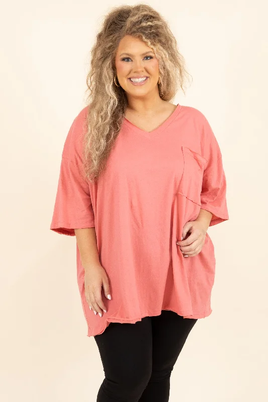 Price Drops You’ll Love!Dancing In The Mirror Top, Desert Rose