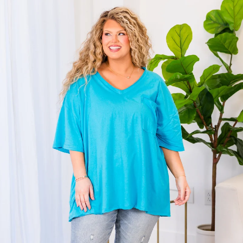 The Best Offers Are Here!Dancing In The Mirror Top, Ice Blue