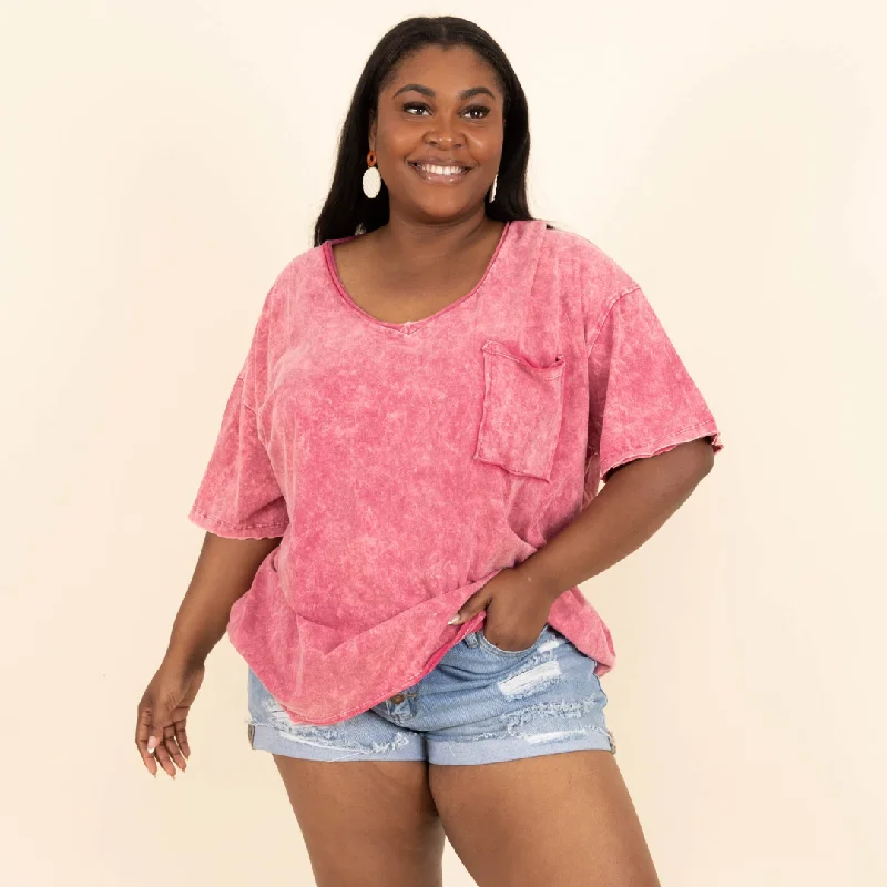 Save Money, Shop Happy!Everything Everywhere Top, Ash Pink