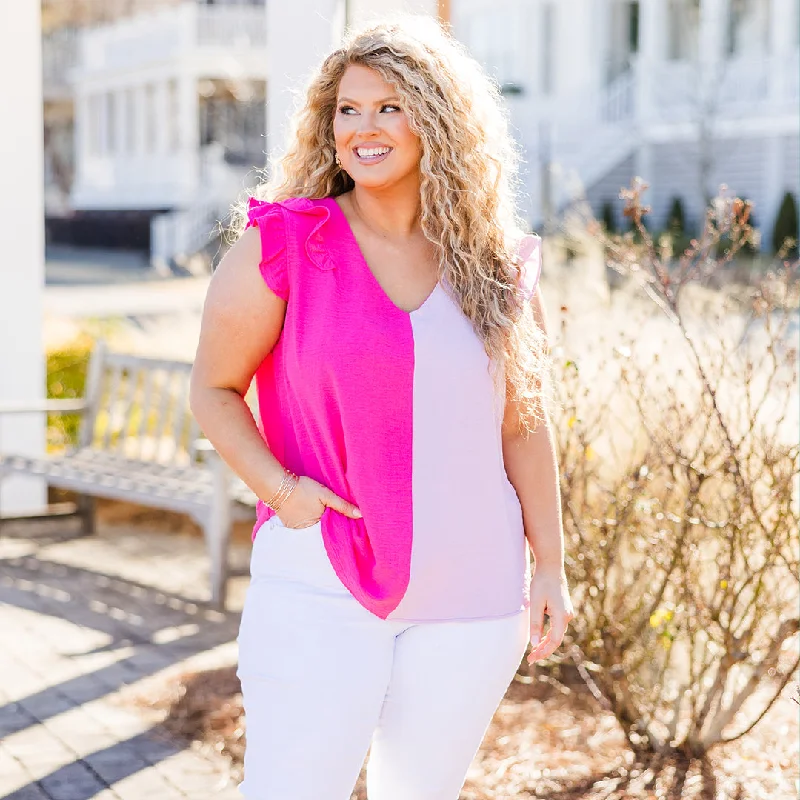 Incredible Savings Inside!Half Of My Love Top, Pink