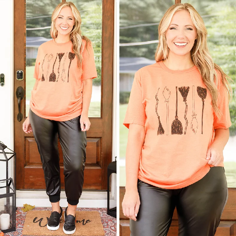 Crazy Discounts Inside!Hitch A Ride Tee, Heather Orange