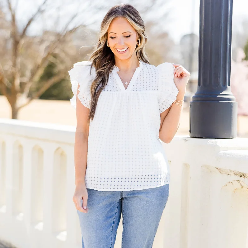 Lowest Prices Guaranteed!Home Is Here Top, White