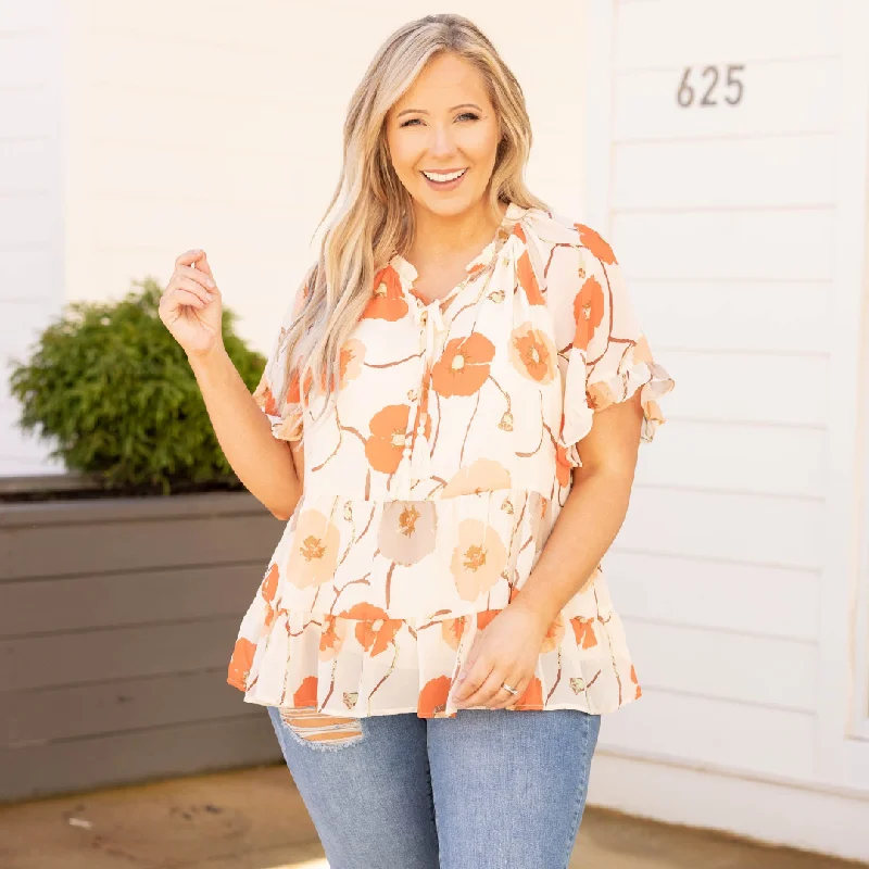 Get More, Spend Less – Shop Now!Honestly Love You Top, Coral
