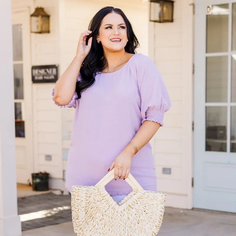 Great Deals, Just for You!In Seventh Heaven Top, Lavender