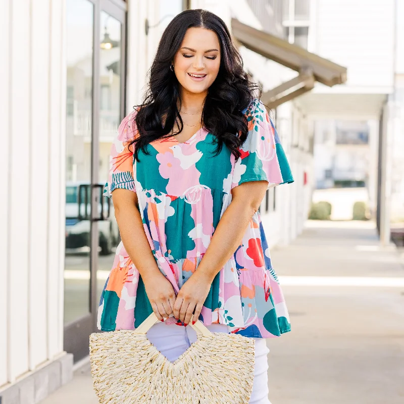 Everything Must Go!Keep Her Close Top, Mauve Mix