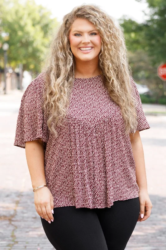Exclusive Offers You’ll Love!Made For This Top, Burgundy