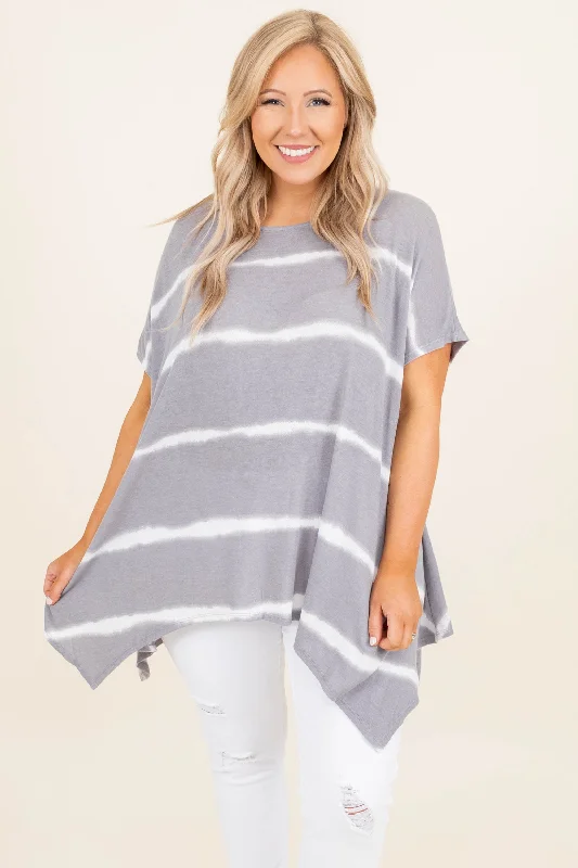 Find the Best Deals Here!Movin' To The Beat Tunic, Gray