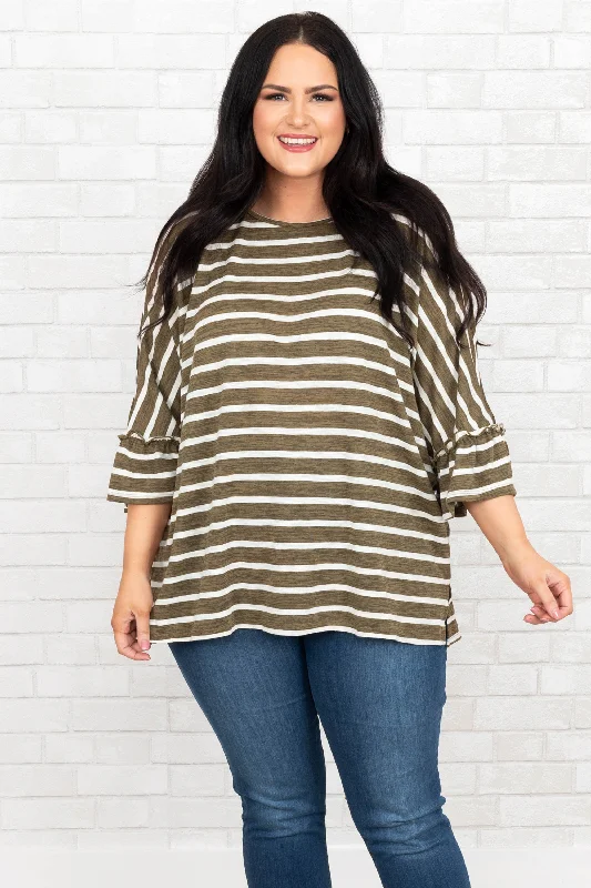 Shop Now and Save!My Only Chance Top, Olive