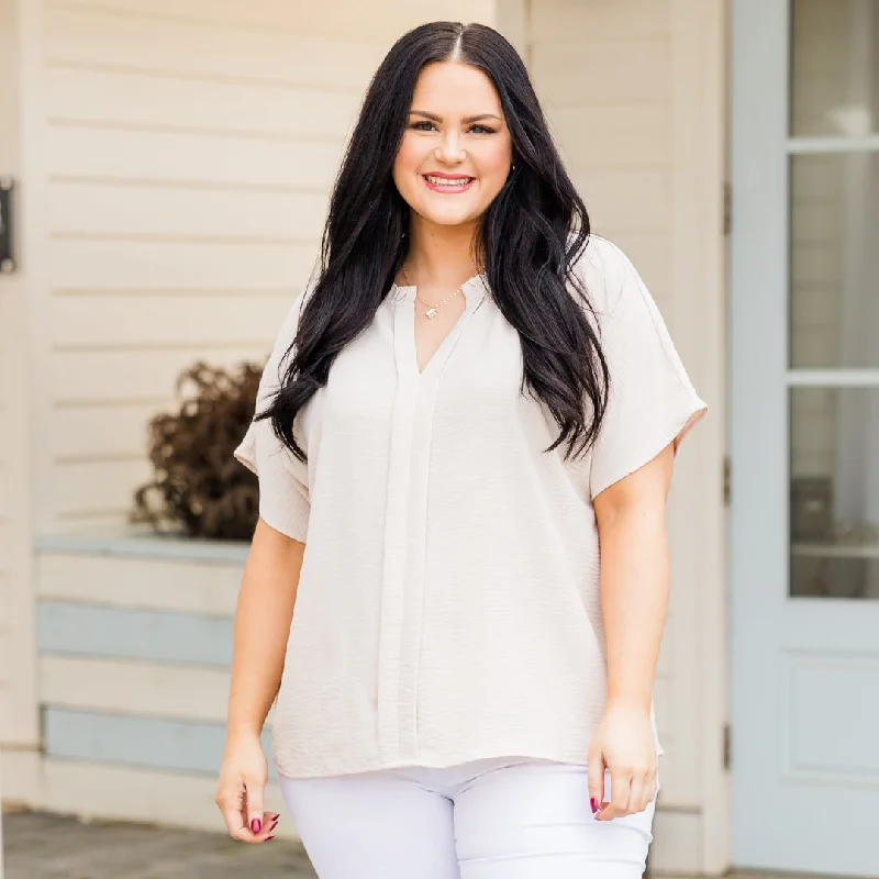 Unmissable Offers Await!Our Palace Top, Oatmeal