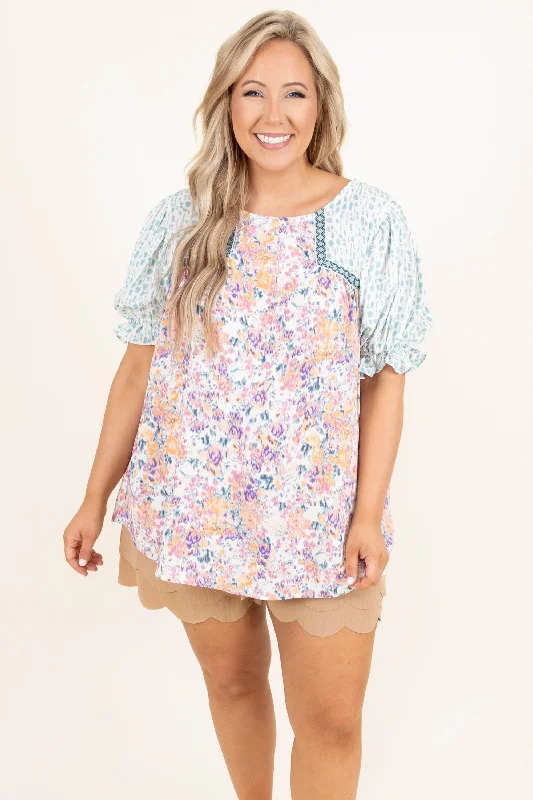 Huge Price Cuts Await!She's The One Top, Aqua