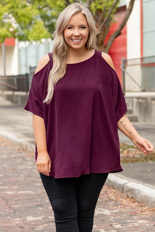 Buy One, Get One Free!Summertime Magic Top, Burgundy