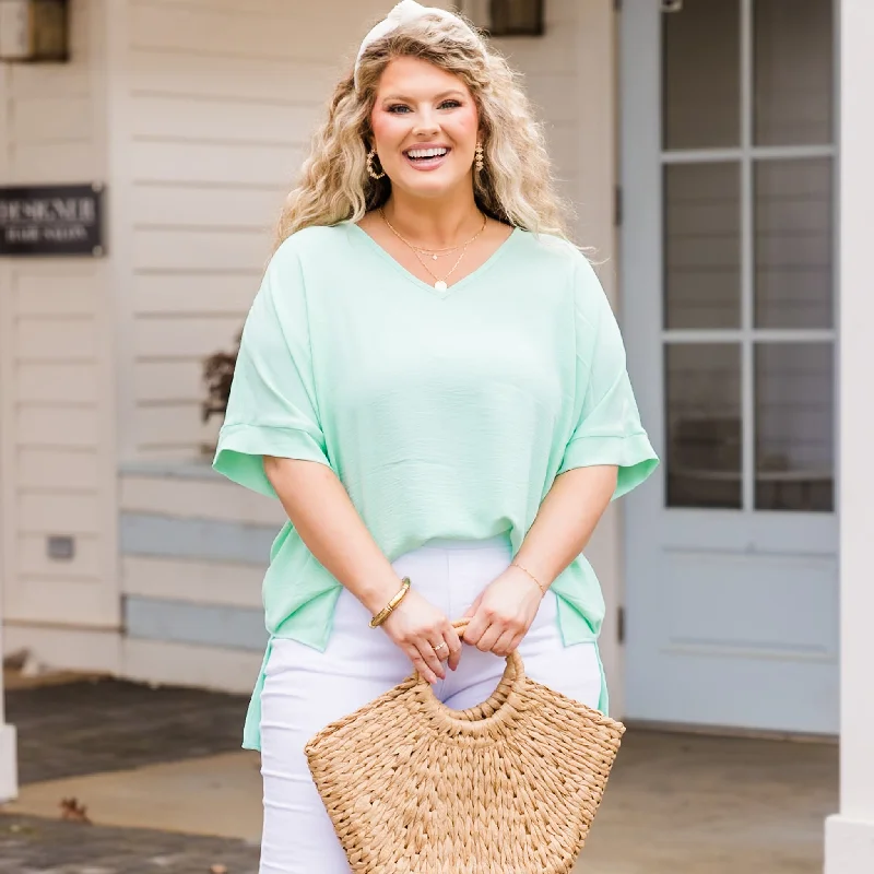 Shop the Hottest Deals!Weekend Wardrobe Top, Mint
