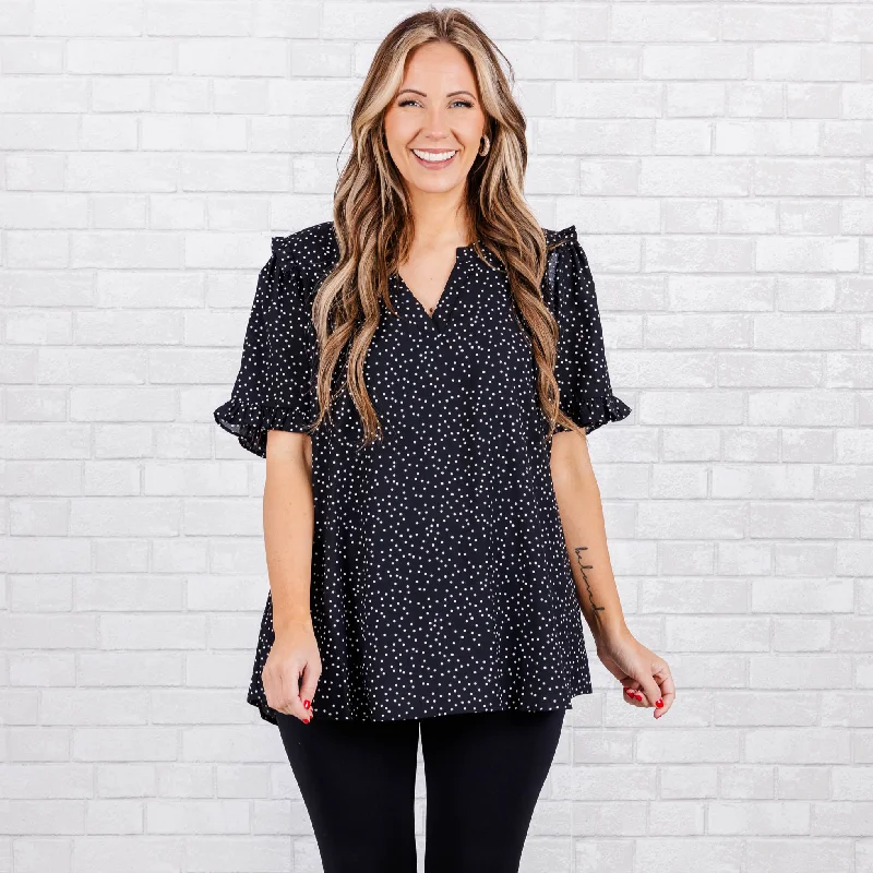Biggest Sale of the Season!Windy Willow Top, Black