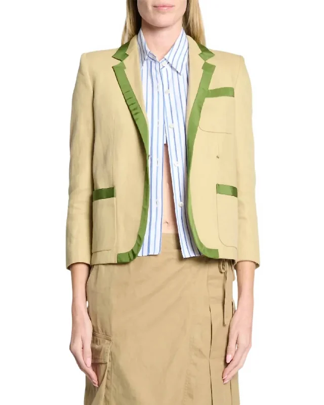 Everything Must Go!Bessie Tape Jacket In Hay