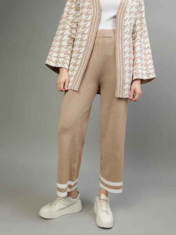 Get More, Spend Less – Shop Now!Centre Stage Women Solid Flared Trouser