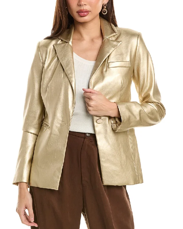The Best Deals Won’t Wait!Elie Tahari Metallic Blazer