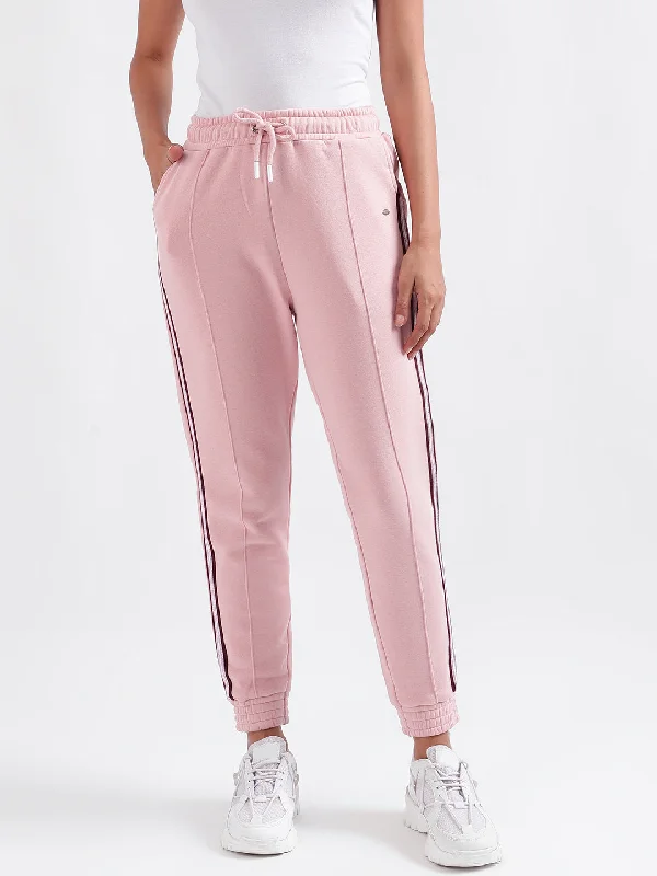 Unbeatable Prices!Elle Women Pink Solid Relaxed Fit Sweatpant