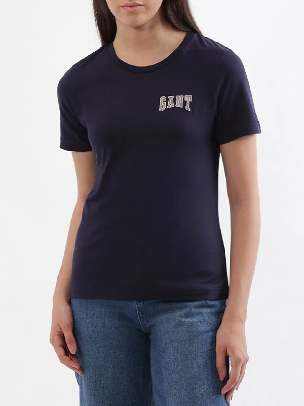 Great Deals, Just for You!Gant Navy Logo Regular Fit T-Shirt