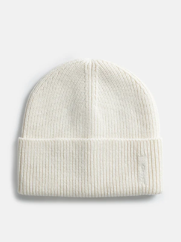 Amazing Prices You Can’t Resist!Gant Women Cream Solid Beanie Cap