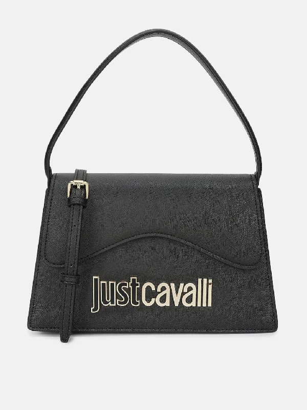 Get It Before It’s Gone!Just Cavalli Women Black Solid Sling Bag
