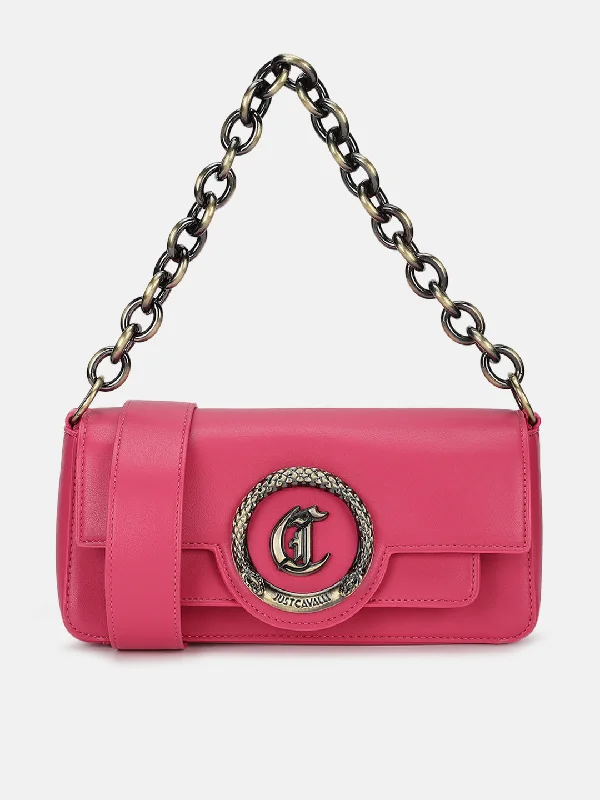 Shop Today, Save Tomorrow!Just Cavalli Women Pink Solid Sling Bag