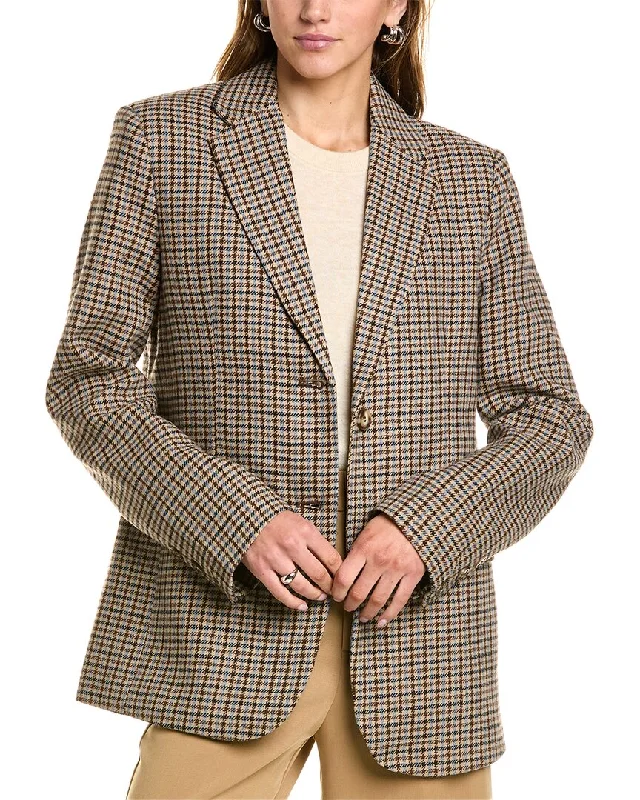 Your Discount is Waiting!Sophie Rue Oxford Wool-Blend Suit Jacket
