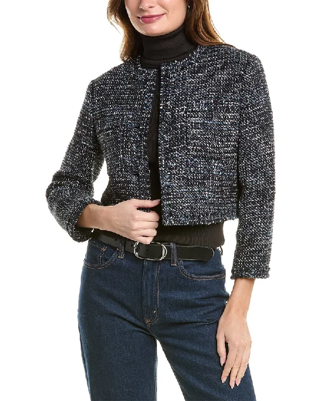 Shop Before It’s Gone!Theory Crop Wool-Blend Jacket