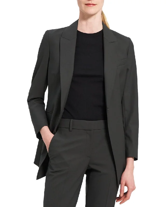 Crazy Discounts Inside!Theory Etiennette Wool-Blend Jacket