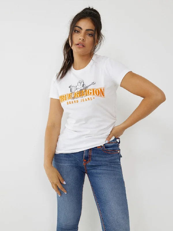 Your Discount is Waiting!True Religion White Logo Regular Fit T-Shirt