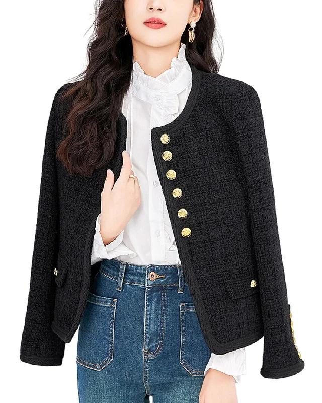 Huge Price Cuts Await!WLZD womens  Wool-Blend Blazer, 8