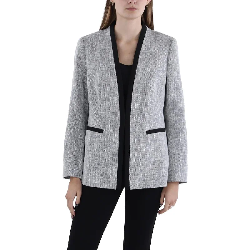 Shop Early, Save Big!Womens Textured Wear To Work Open-Front Blazer