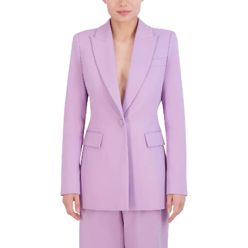 Amazing Prices You Can’t Resist!Womens V-Neck Peak One-Button Blazer