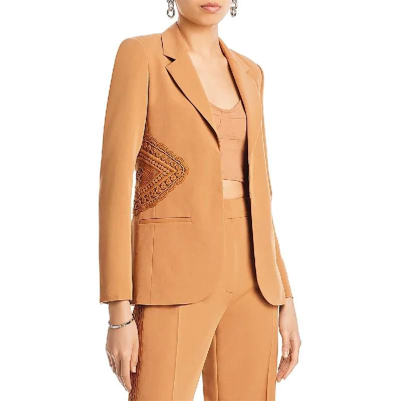 Score Big Savings Today!Womens V Polyester Open-Front Blazer